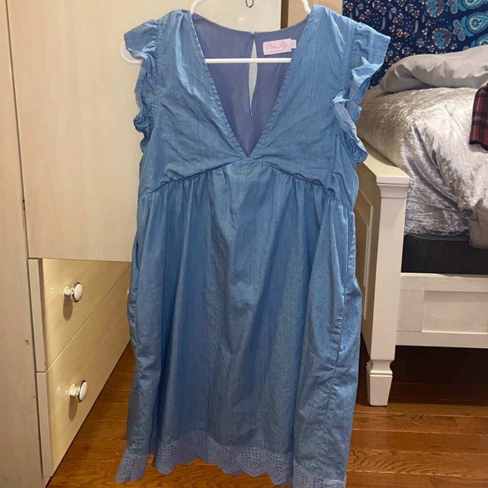 Blue Pink Lily Brand Romper dress